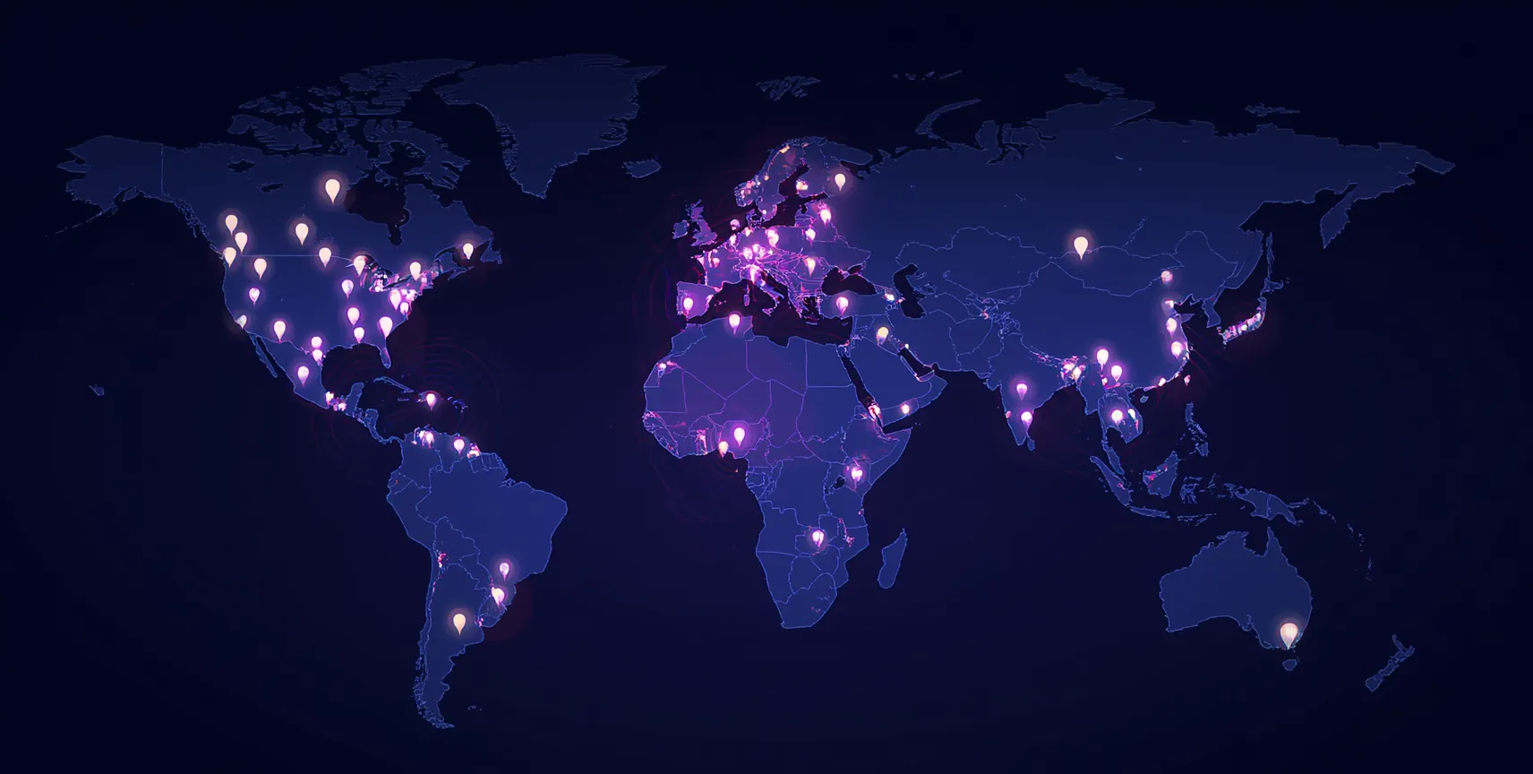 Global Reach — 50+ Countries Worldwide